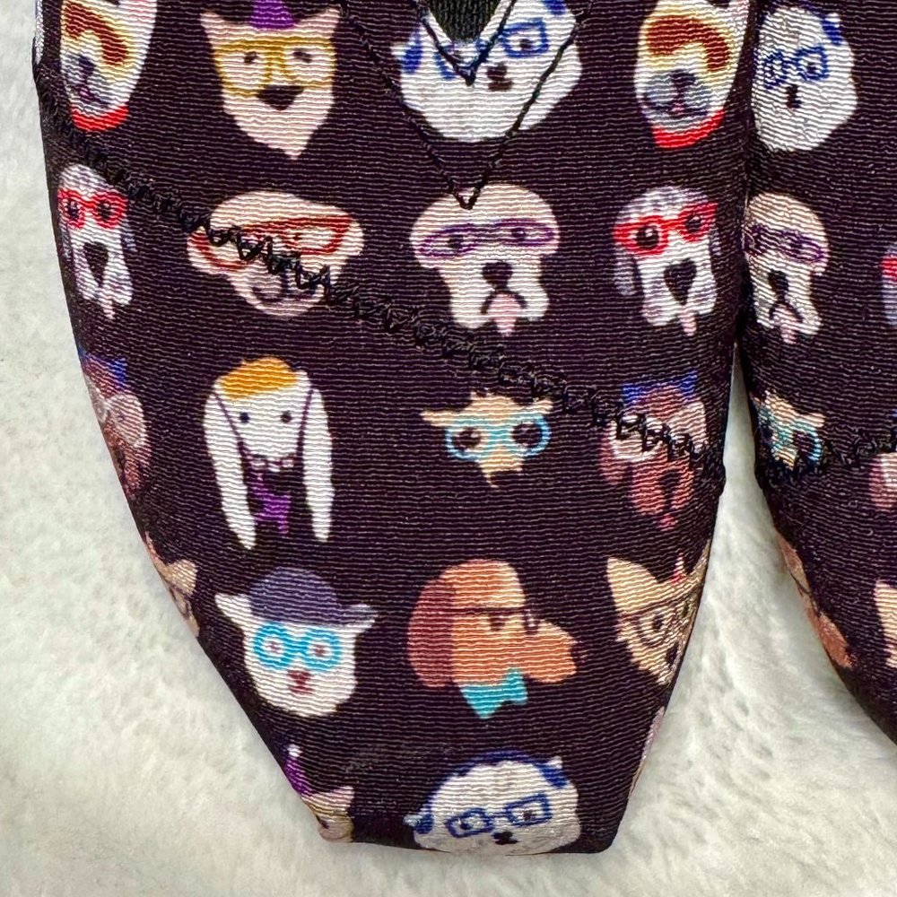 BOBS Plush for Dogs ballet flat, black - size 6